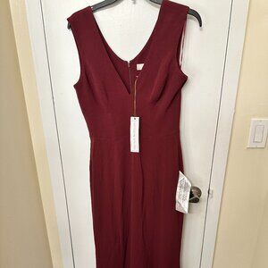 Dress The Population Sandra Crepe Plunge Gown